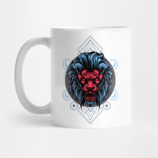 What's Your Spirit Animal? Majestic Blue Light Lion Mug